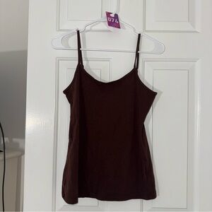 #74 Sonoma brown Fitted Camisole Top